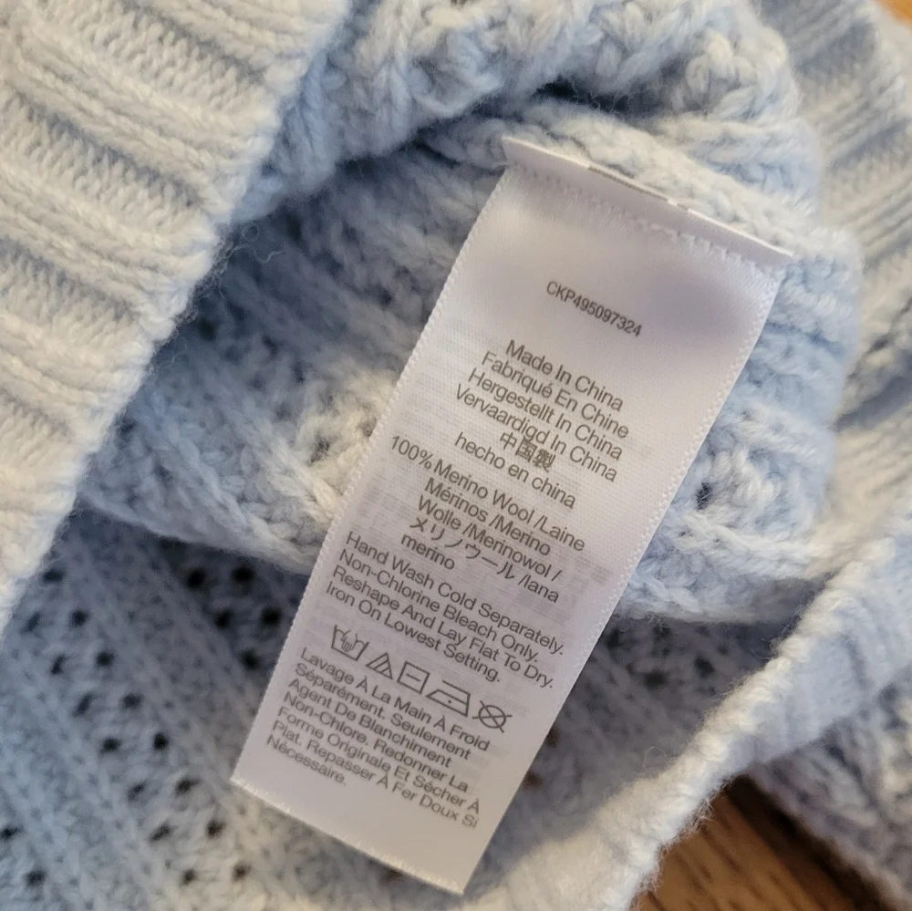 Madewell Pointelle-Stitch Mockneck Sweater - Heather Pale Dawn - Picture 11 of 14